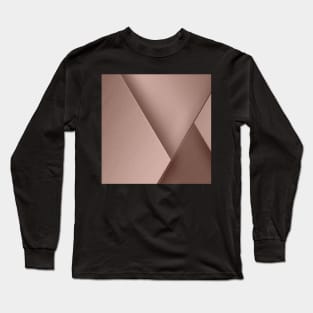 HowTo. Gold Pink Long Sleeve T-Shirt